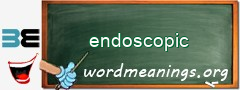WordMeaning blackboard for endoscopic